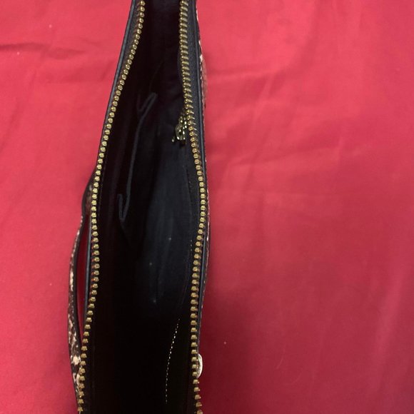 Faux Snake Skin design Underarm Bag, Brown - Picture 2 of 2